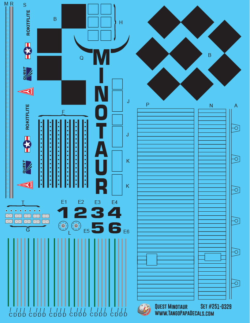 Quest Minotaur Decal Sheet