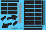 Estes Saturn V Roll Pattern 1/144 Scale Decals