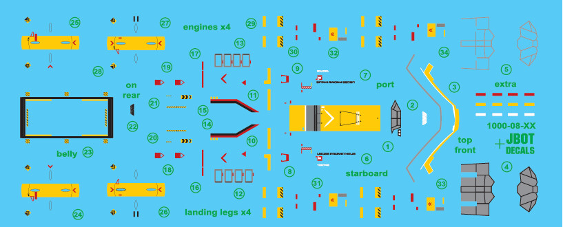 JBOT Decals - Prometheus 1-1000