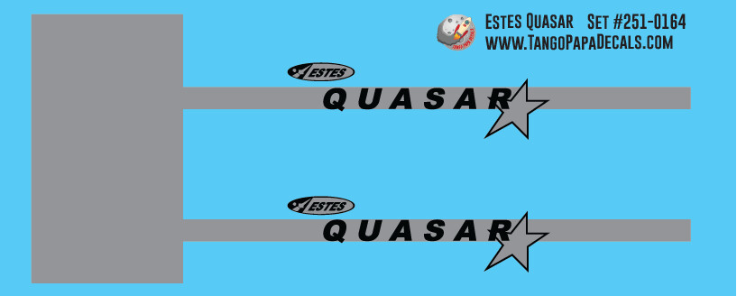 Estes Quasar Decals