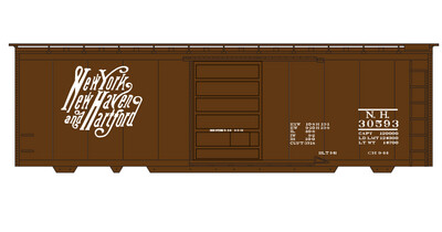 New Haven 40ft Box Car 1940s Logo Decals