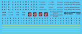 HO Scale - Erie Lackawanna Maroon Passenger Car Decals