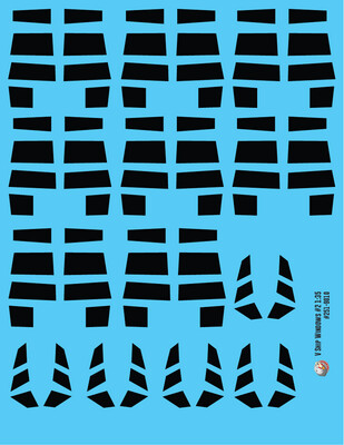 V Ship Windows #2 1:35 Decals