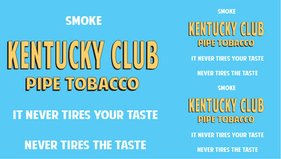 Barn - Kentucky Club Pipe Tobacco Decals