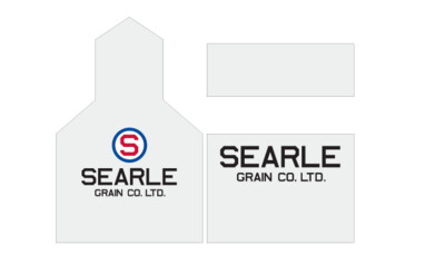 Grain Elevator - Searle Black Letters V2 Decals