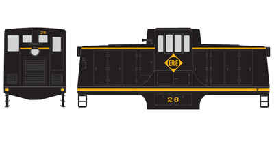 Erie Railroad GE 44ton Locomotive Decals