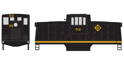 Erie Lackawanna ex DLW GE 44ton Locomotive Decals