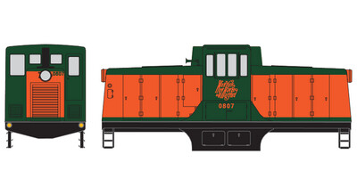 New Haven GE 44ton Locomotive Orange Green Scheme Decals