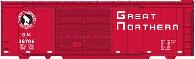 Great Northern 40' Red Box Car