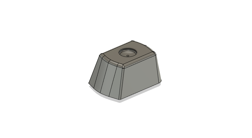 HO Scale Detail Parts - Locomotive Internal Camera Housing (Qty 4)