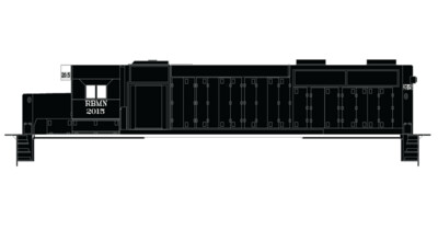 Reading Northern Locomotive Patch Ex NS GP38-2 Decals