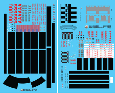 Man in Space 1:144 Scale Decals