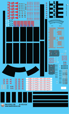 Man in Space 1:200 Scale Decals