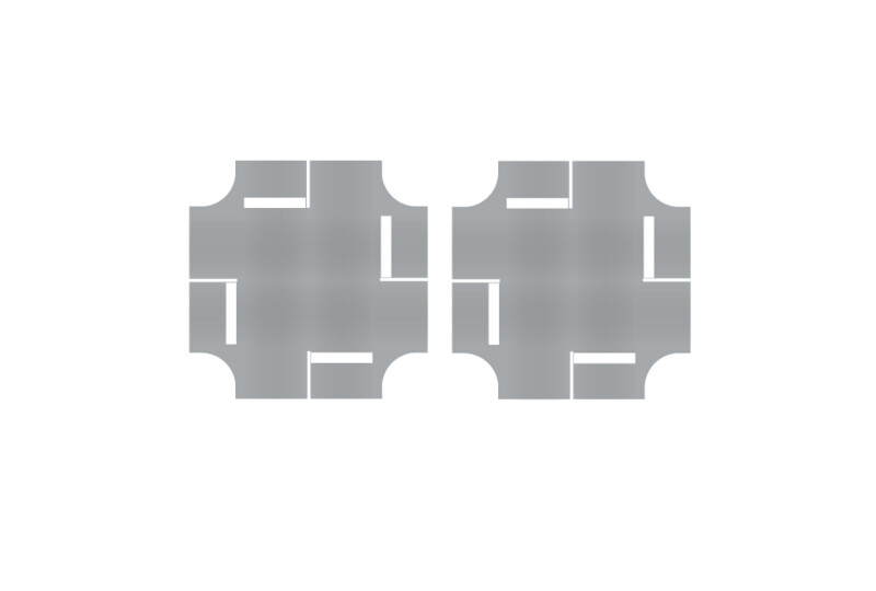 Easy Streets N - Aged Asphalt-4 Way Int 4 Stop Solid White Line