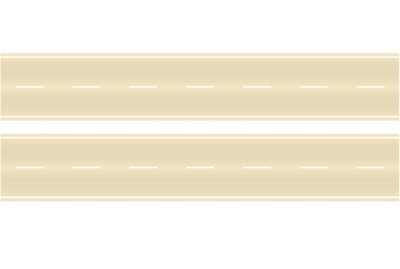 Easy Streets N - Aged Concrete-10in Dashed White Line