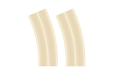 Easy Streets N - Aged Concrete-Broad Curve-Solid White