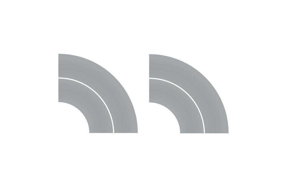 Easy Streets N - Aged Asphalt-Tight Curve-Solid White No Fog