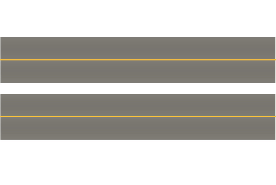 Easy Streets N - Medium Asphalt-10in Solid Yellow Line No Fog