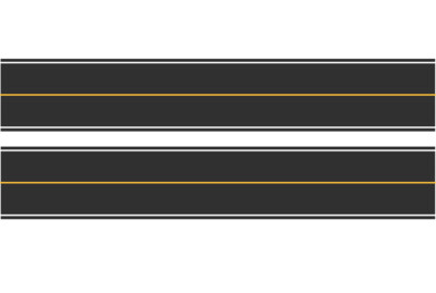 Easy Streets N - Fresh Asphalt-10in Solid Yellow Line