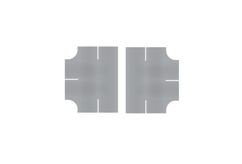 Easy Streets N - Aged Asphalt-3 Way 3 Stop Int Solid White Line No Fog