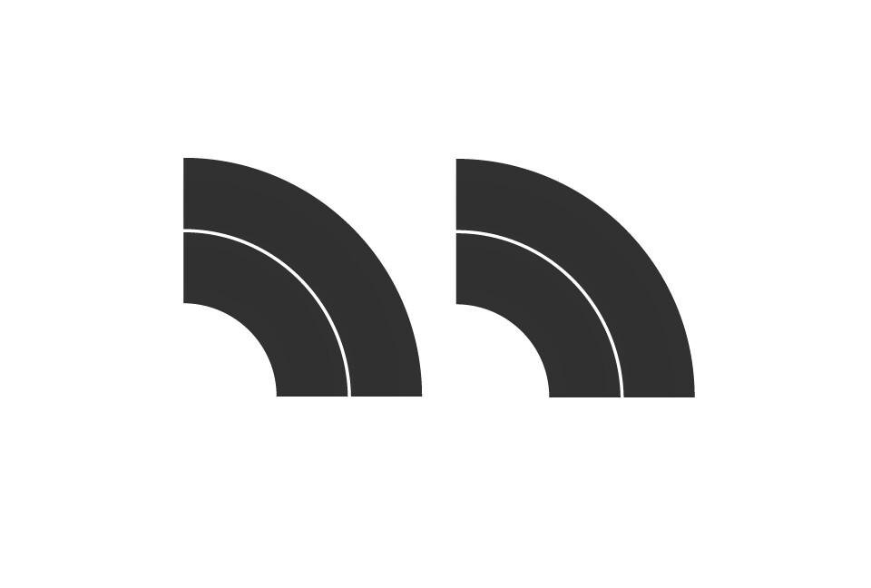 Easy Streets N - Fresh Asphalt-Tight Curve-Solid White No Fog
