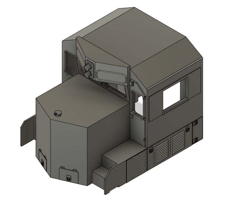 Locomotive Train Parts - Norfolk Southern Admiral Cab