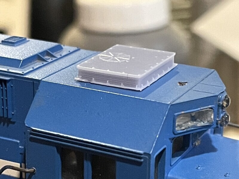 Locomotive Detail Parts - Low Profile AC Unit