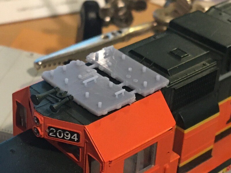 Locomotive Detail Parts - LinkUP PTC 2 Piece Antenna