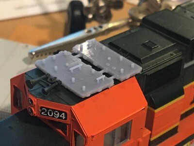 Locomotive Detail Parts - LinkUP PTC 2 Piece Antenna