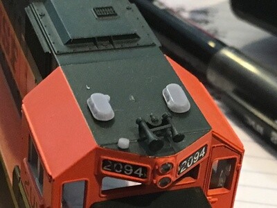 Locomotive Detail Parts - Wabtec Small PTC Antenna
