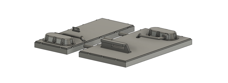 Locomotive Detail Parts - Modified PTC Antenna