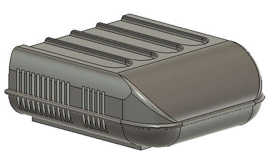 Locomotive Detail Parts - RV Style Air Conditioner