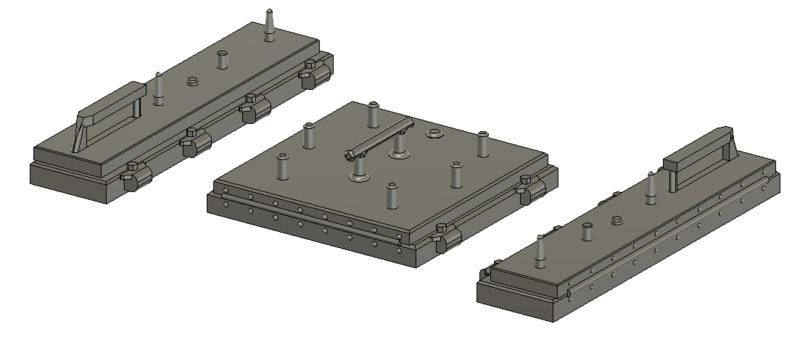 Locomotive Detail Parts - LinkUp Small 3 Piece PTC