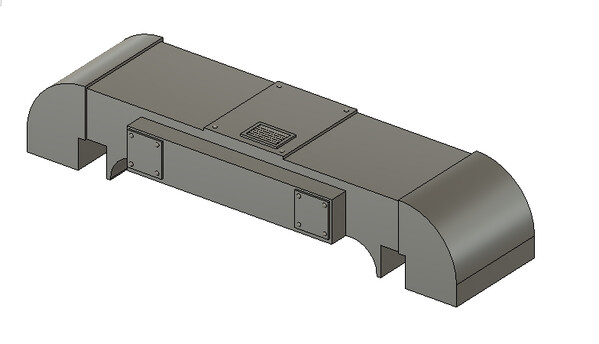 Locomotive Detail Parts - Horst Air Filter - Rounded Short