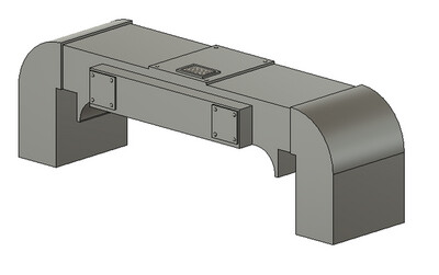 Locomotive Detail Parts - Horst Air Filter - Rounded Long