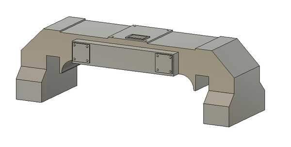 Locomotive Detail Parts - Horst Air Filter - Angled Long