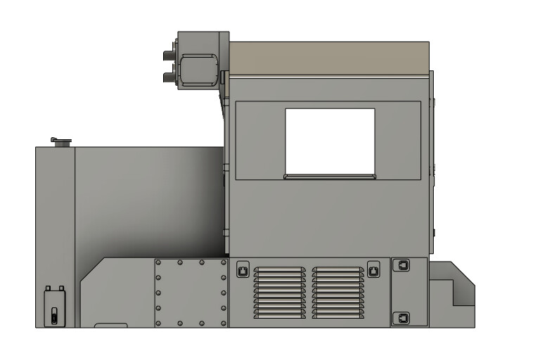 Locomotive Train Parts - Norfolk Southern Admiral Cab
