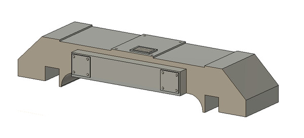 Locomotive Detail Parts - Horst Air Filter - Angled Short