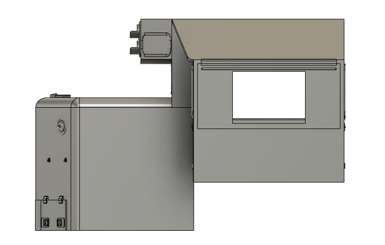 Locomotive Train Parts - EMD Dual Control Cab with Nose