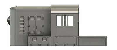Locomotive Train Parts - RS3 Hammerhead WM Headlight (Horizontal)