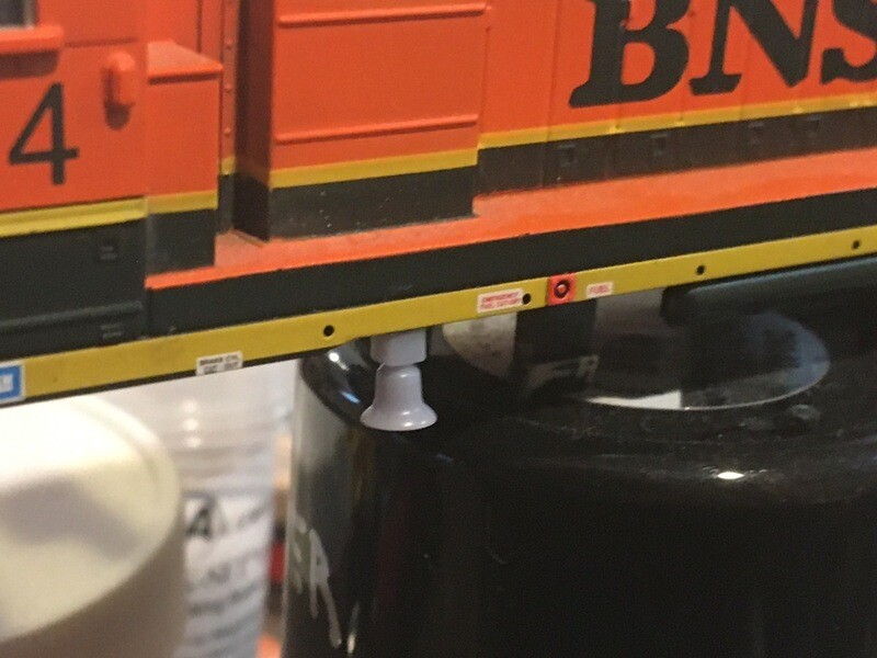 Locomotive Train Parts - Underframe Bell Detail Part
