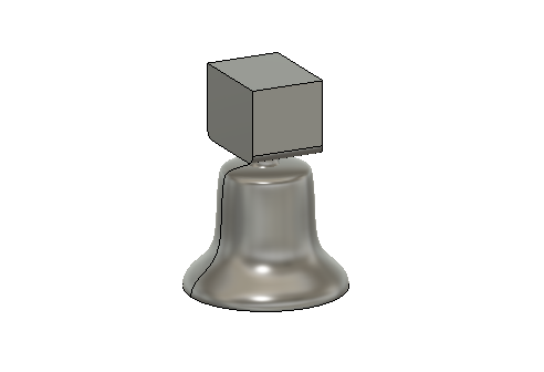 Locomotive Train Parts - Underframe Bell Detail Part