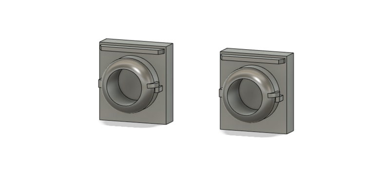 Locomotive Detail Parts - GE Ditch Light Housings