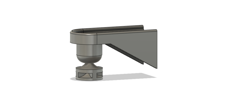 Locomotive Train Parts - Cab Mounted E Bell Detail Part