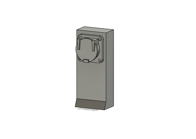 Locomotive Train Parts - MU Plug - Tall Single