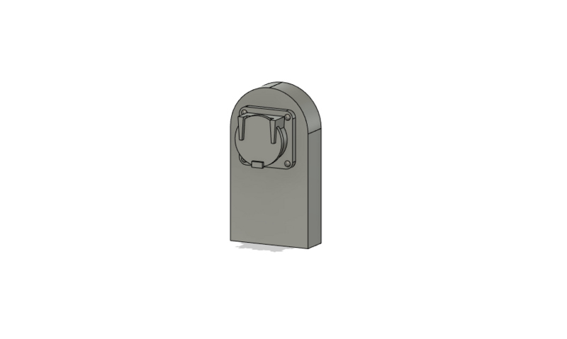 Locomotive Detail Parts - Pilot Lift Ring with MU Plug