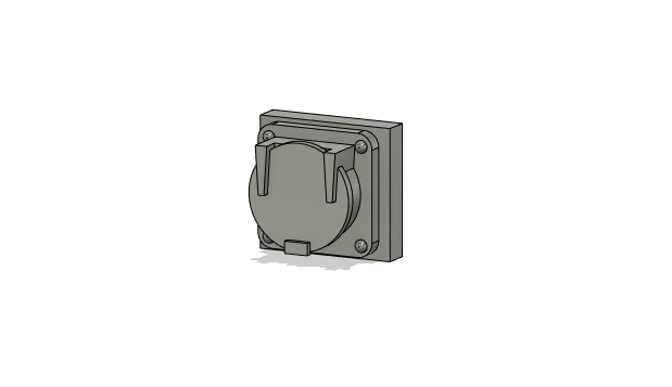 Locomotive Train Parts - MU Plug - Flat Single