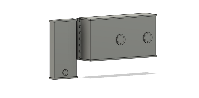 Locomotive Detail Parts - Two Piece Waste Retention Tank