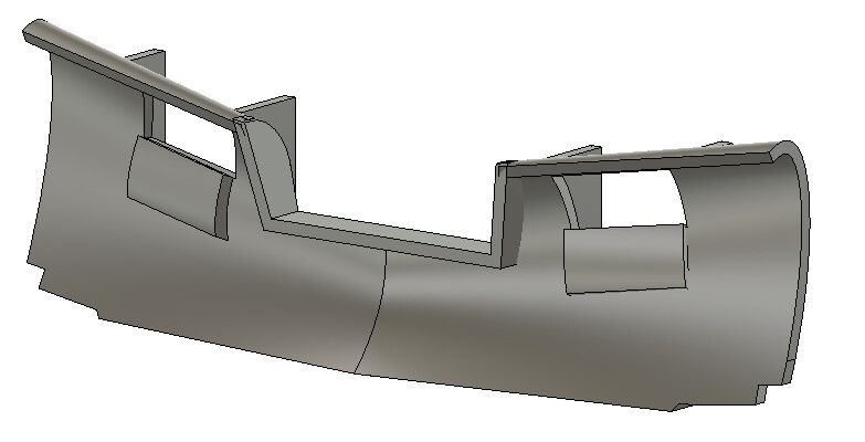 Locomotive Train Parts - Generic Snow Plow B