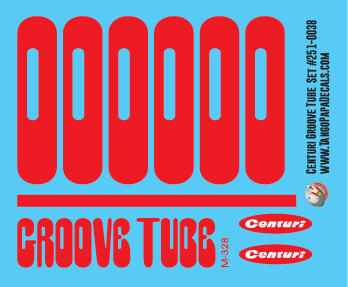 Centuri Groove Tube Decals